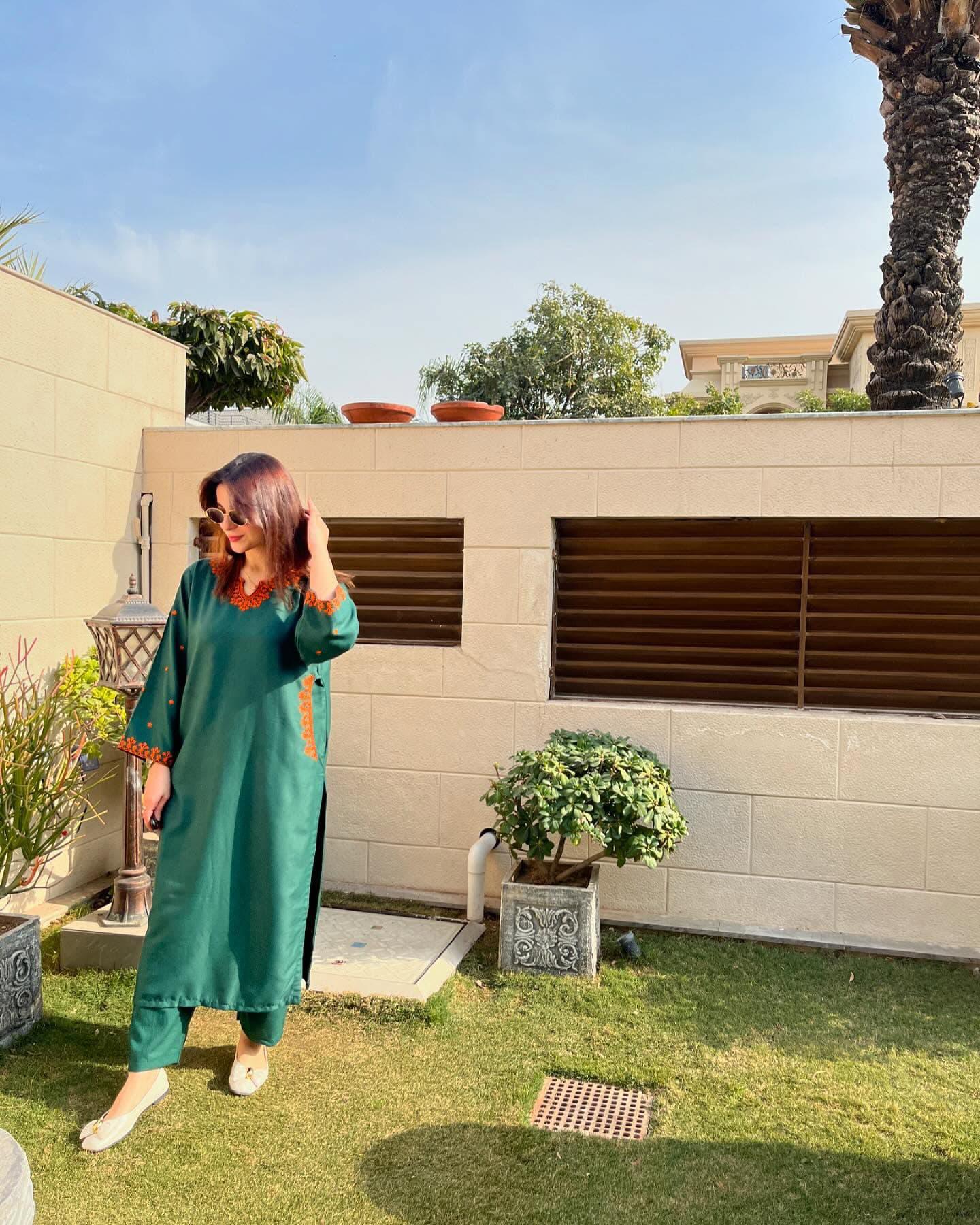 Emerald Sage Embroided 2pc Set