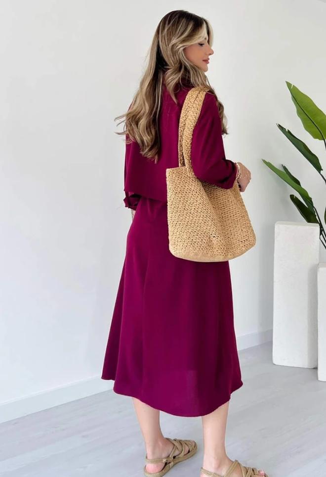 Badam Long Coati 2pc Set