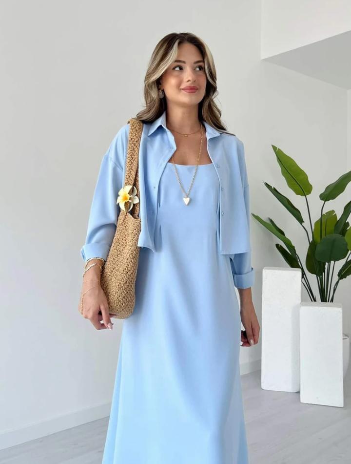 Badam Long Coati 2pc Set