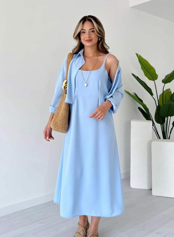 Badam Long Coati 2pc Set