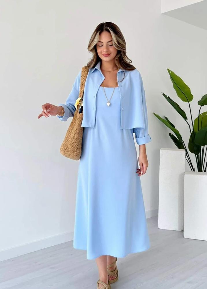 Badam Long Coati 2pc Set