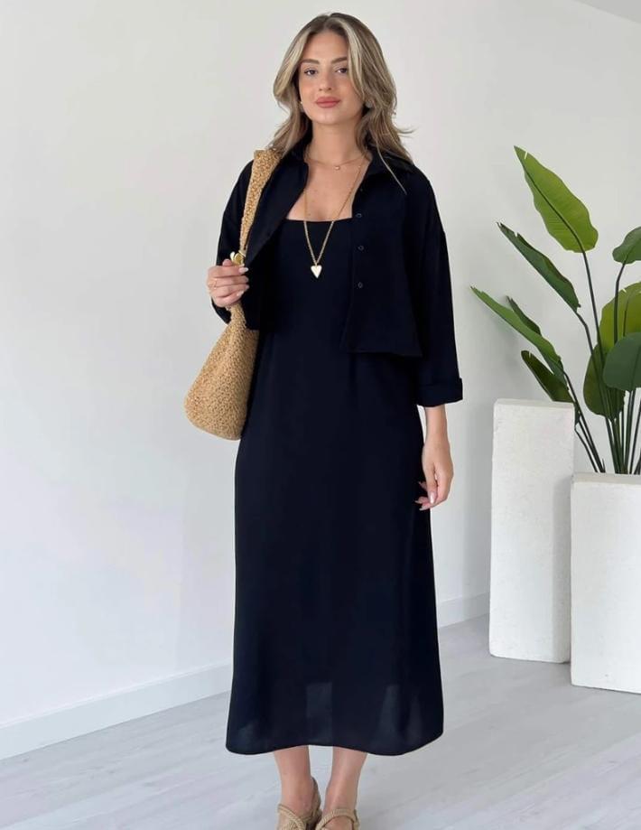 Badam Long Coati 2pc Set