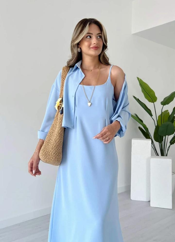 Badam Long Coati 2pc Set