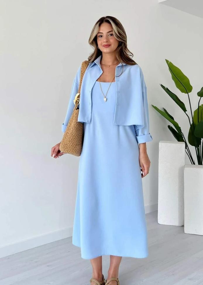 Badam Long Coati 2pc Set