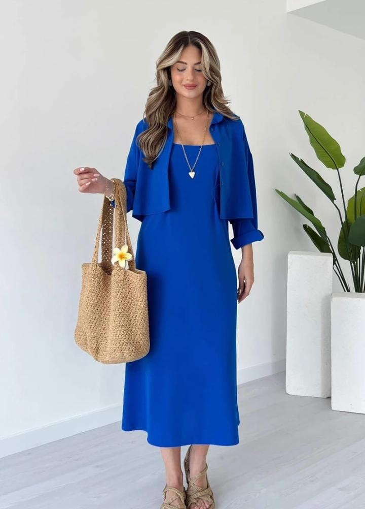 Badam Long Coati 2pc Set