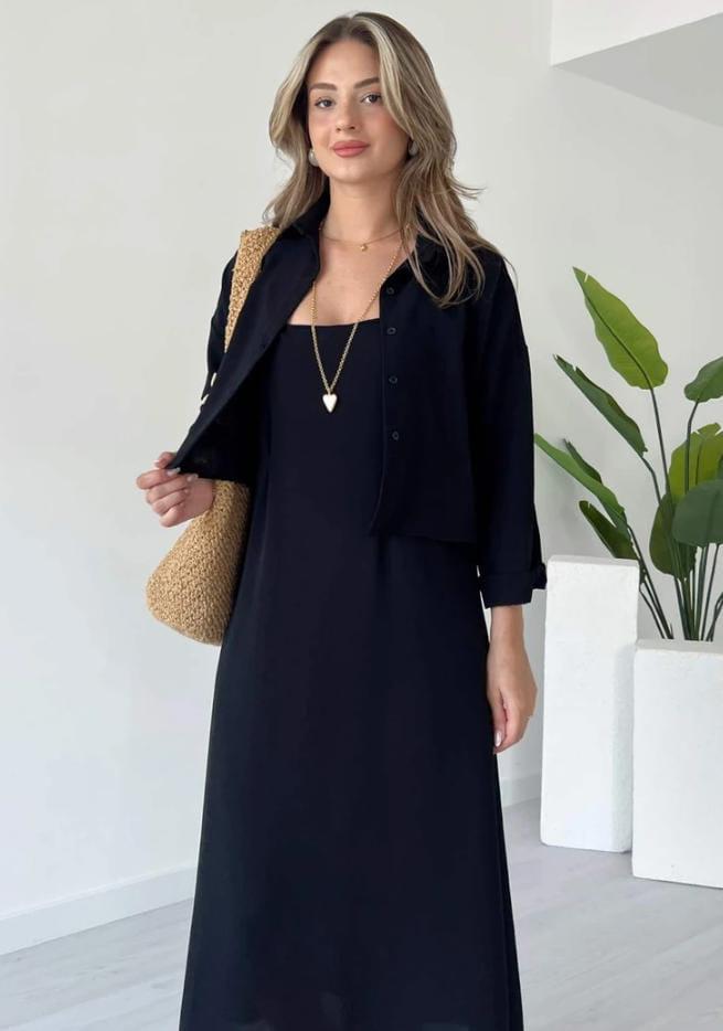 Badam Long Coati 2pc Set