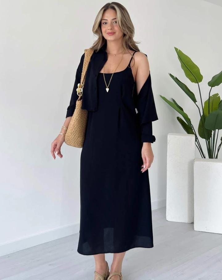 Badam Long Coati 2pc Set