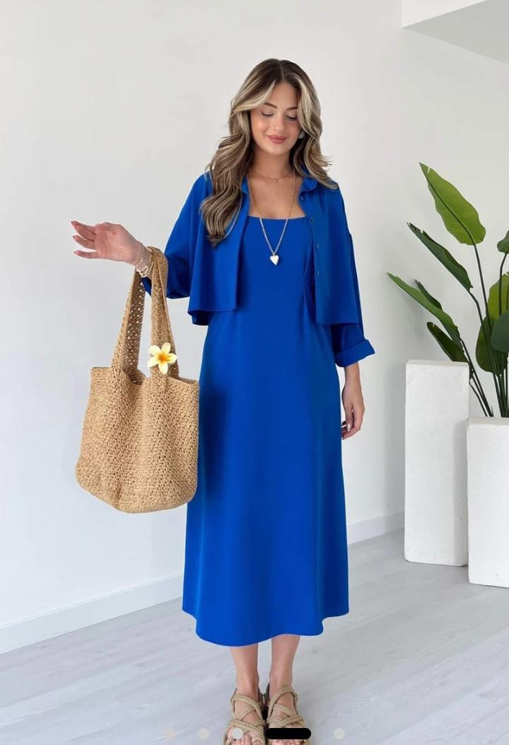 Badam Long Coati 2pc Set