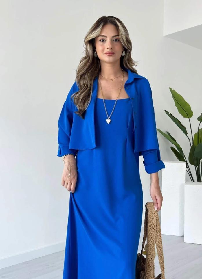 Badam Long Coati 2pc Set