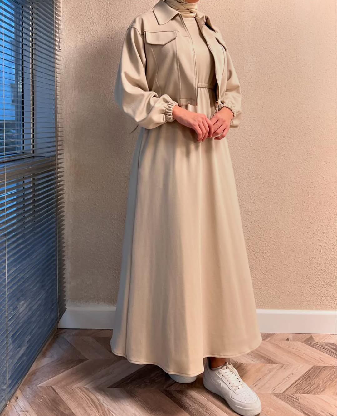 Winter Fleece Zipper Coati Maxi