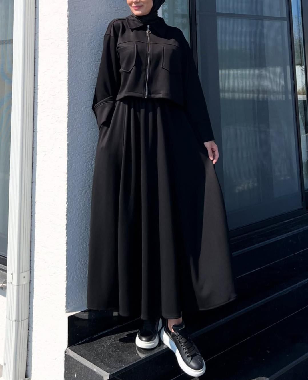 Winter Fleece Zipper Coati Maxi