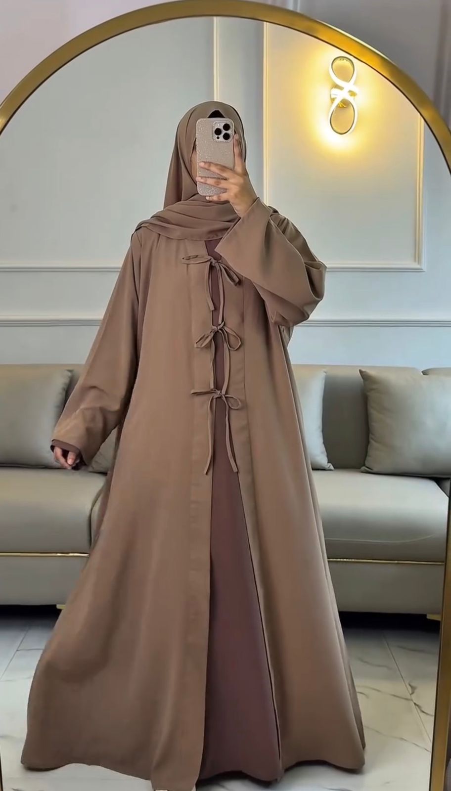 Dusky Elegance Abaya