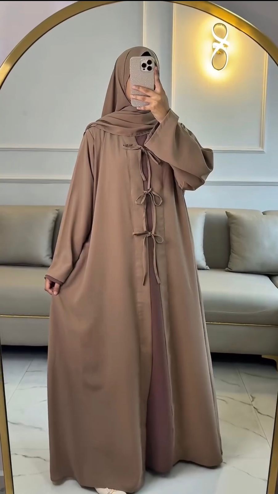 Dusky Elegance Abaya