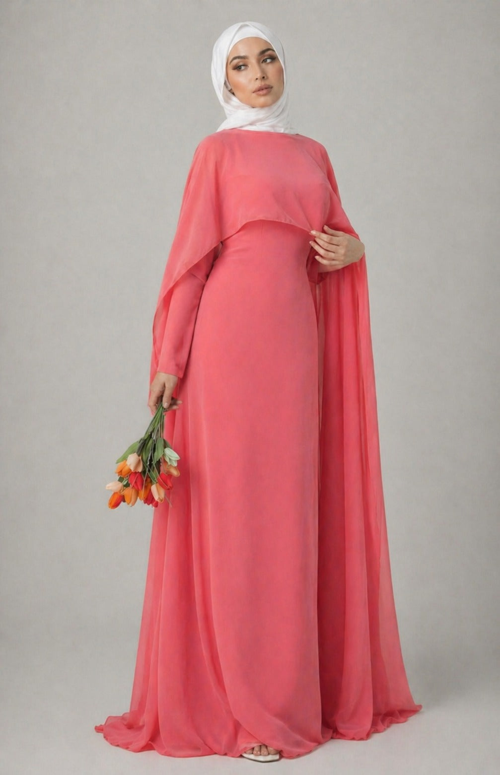 EVORA CAPE GOWN