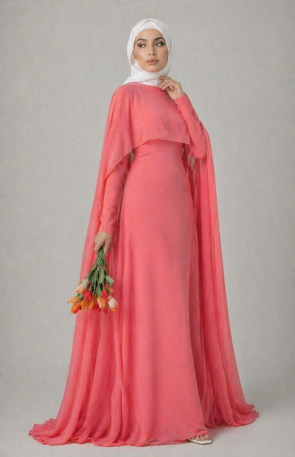 EVORA CAPE GOWN