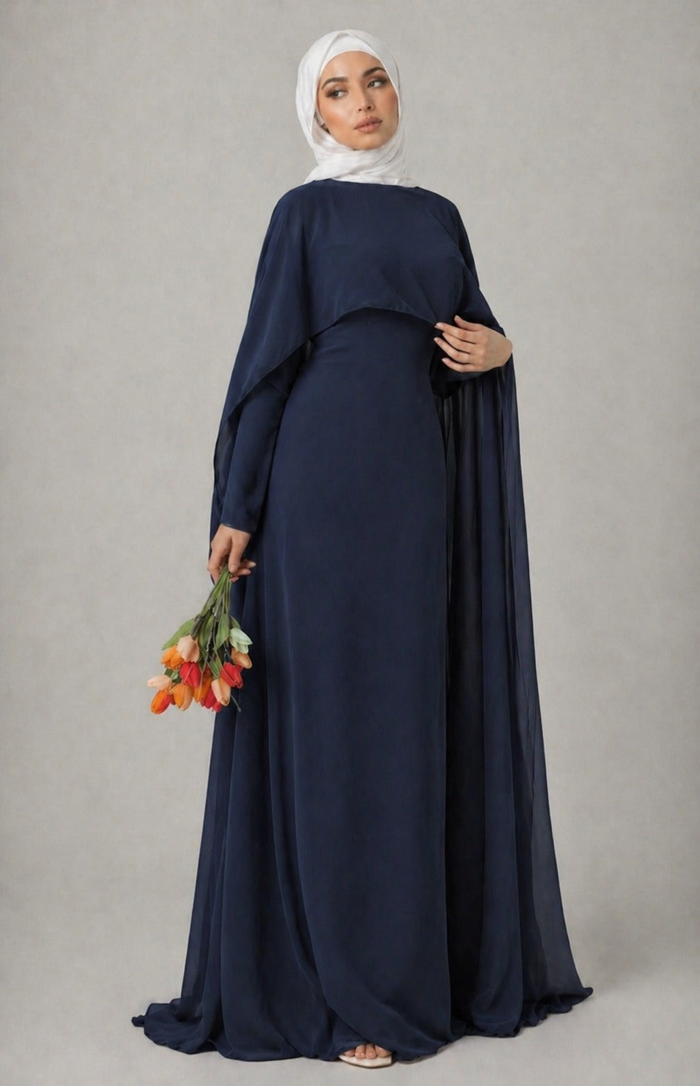 EVORA CAPE GOWN