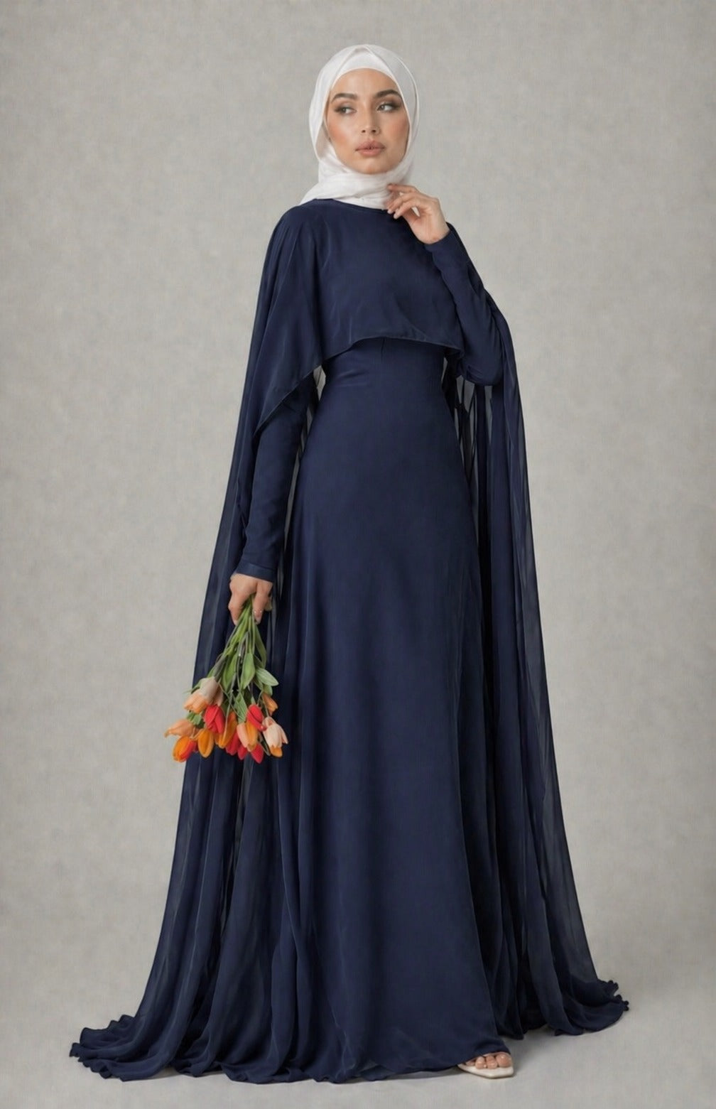 EVORA CAPE GOWN