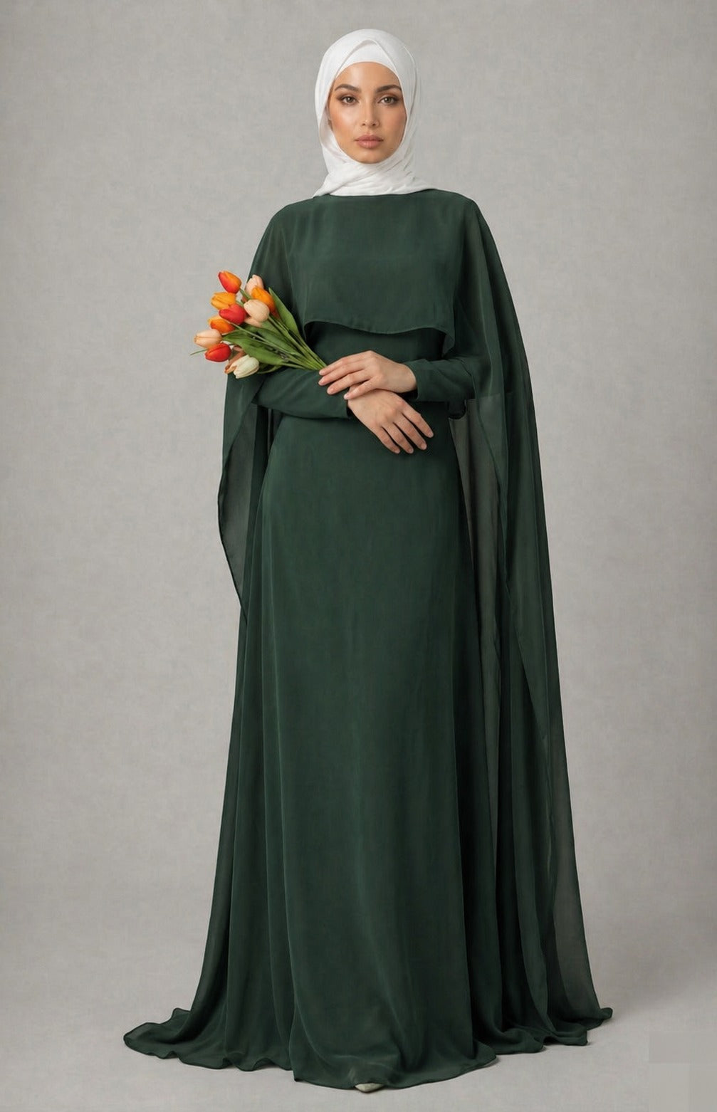 EVORA CAPE GOWN