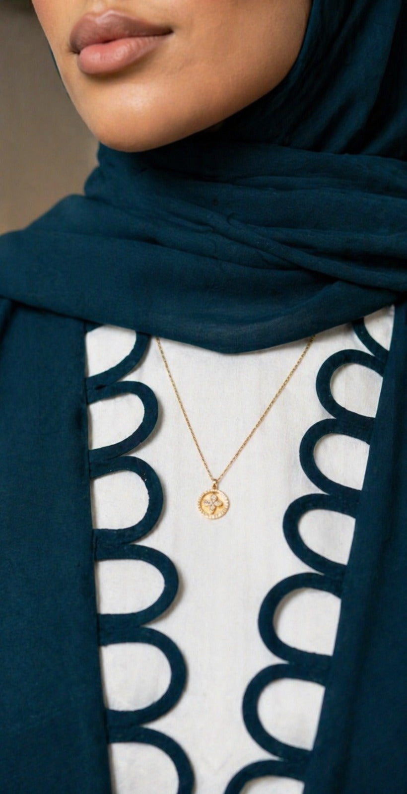 Turquoise Luxe Abaya