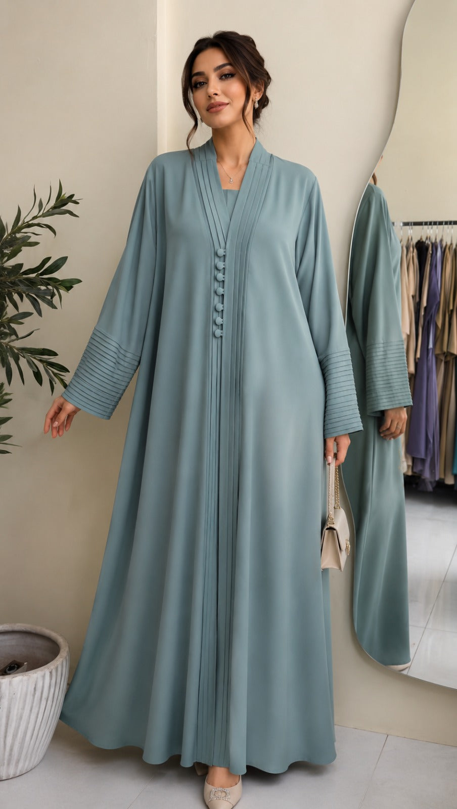 Ocean Mist Abaya