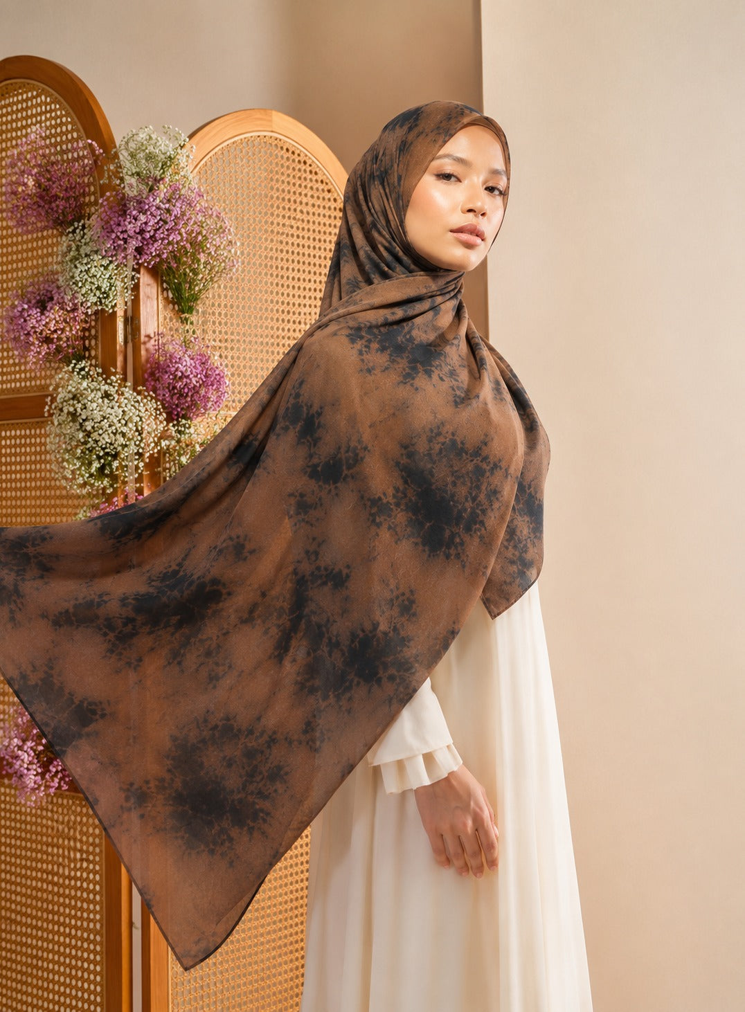 Velvet Espresso Georgette Hijab