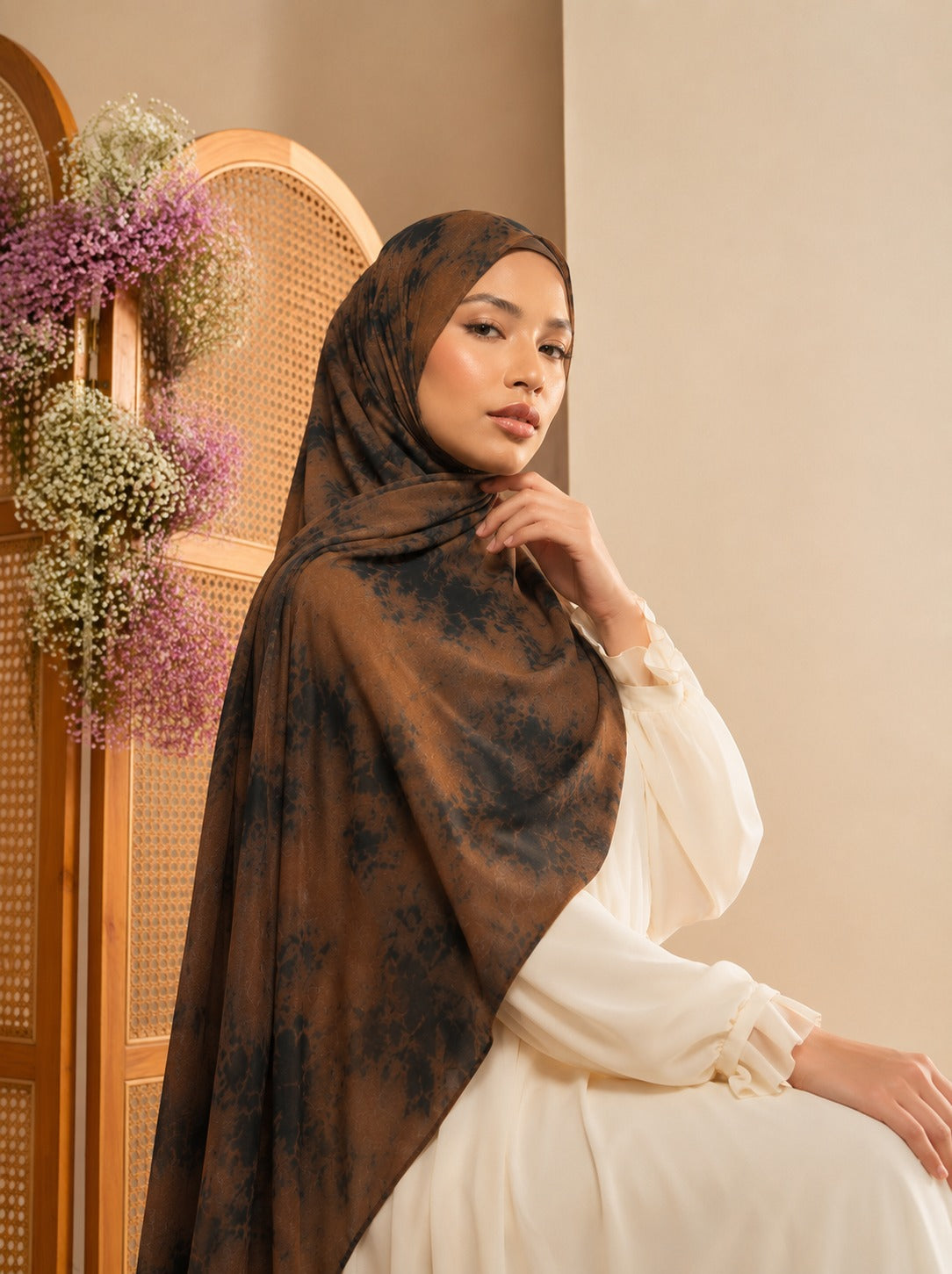 Velvet Espresso Georgette Hijab