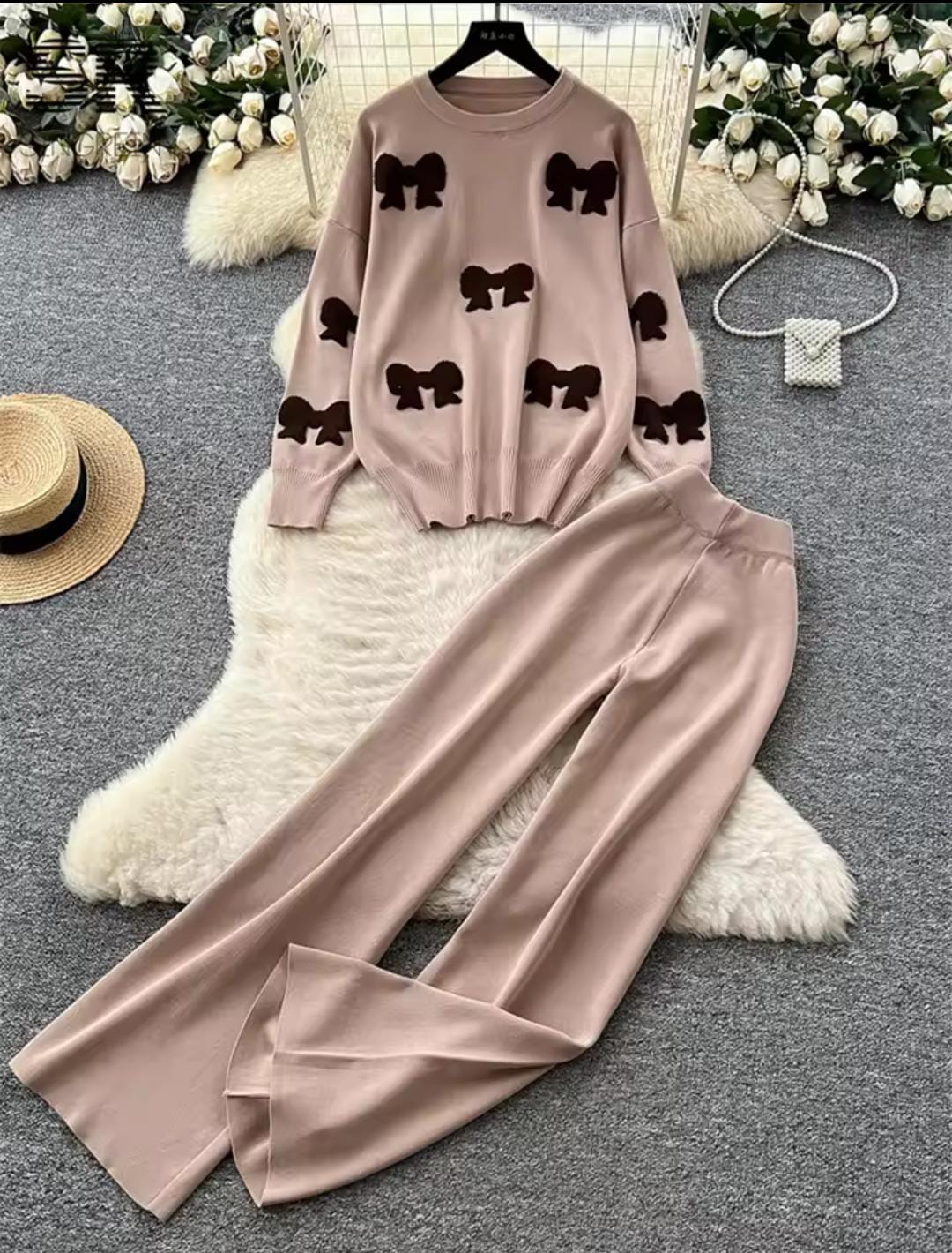 Ribbon Embroidered Cordset