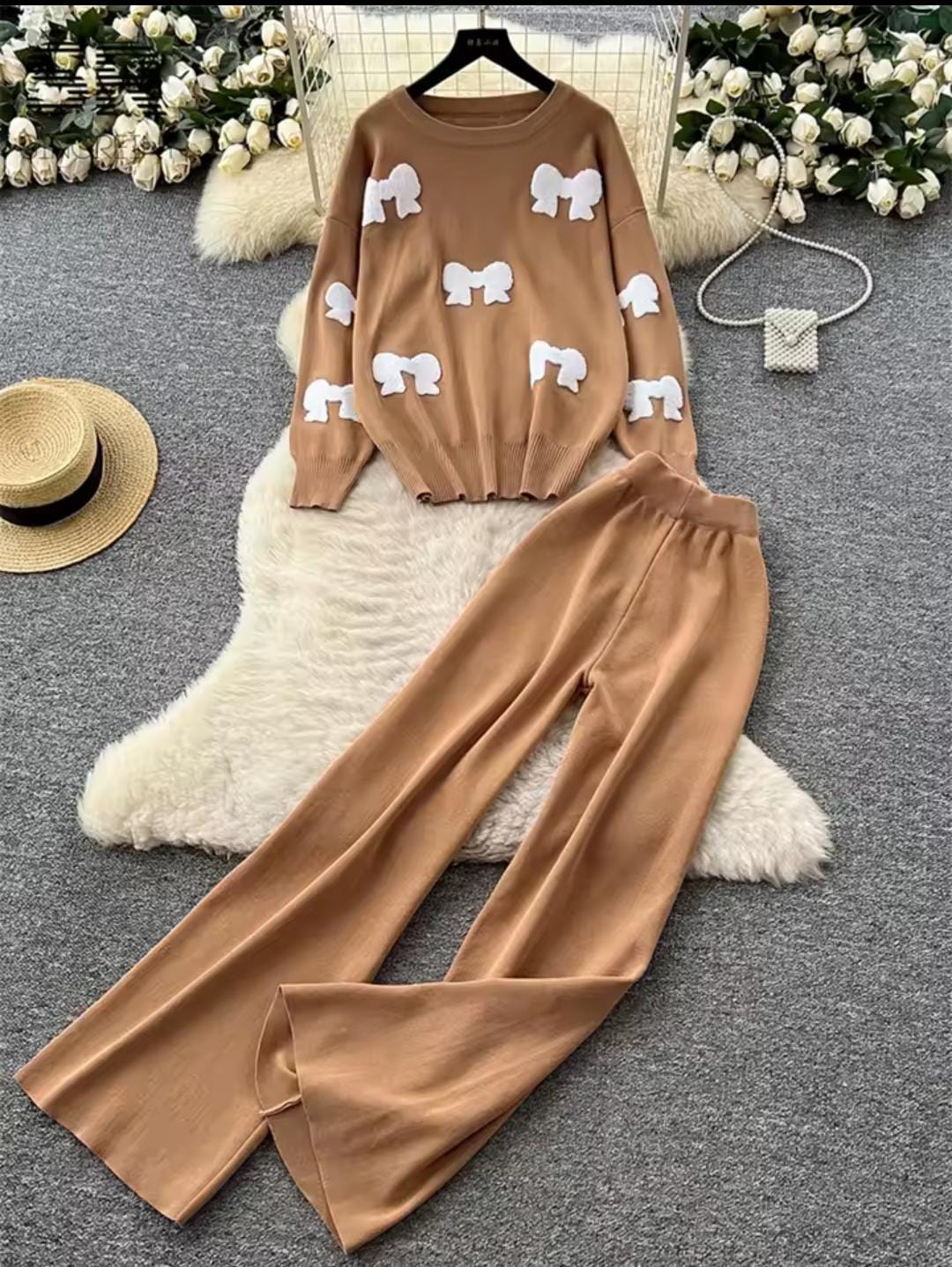 Ribbon Embroidered Cordset