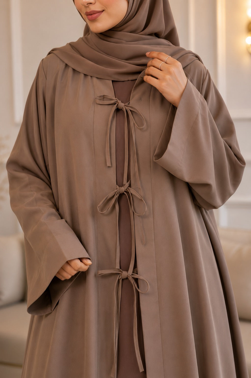 Dusky Elegance Abaya With Stoller