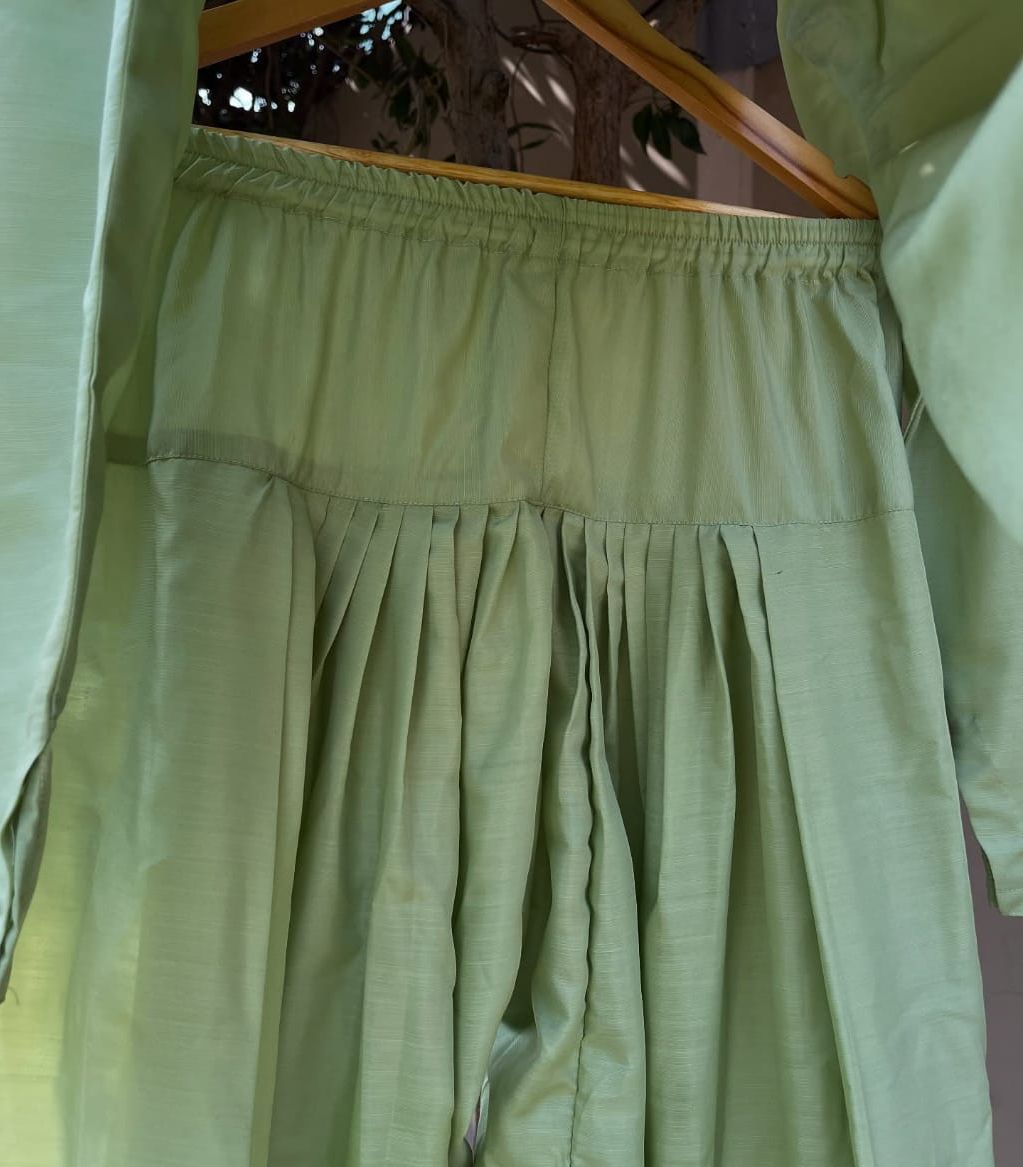 Badam Pista Farshi RawSilk