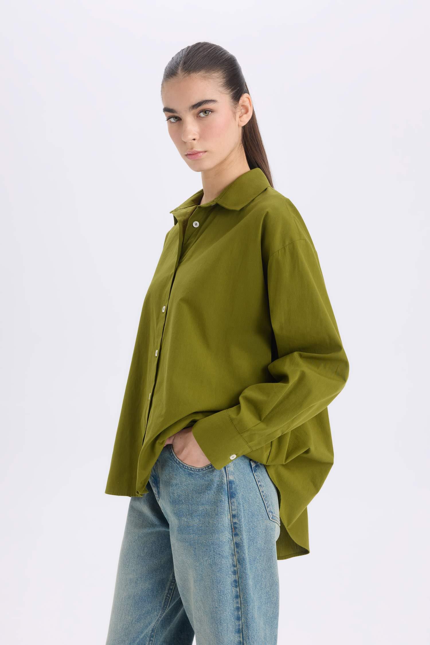 Green Button Down Shirt