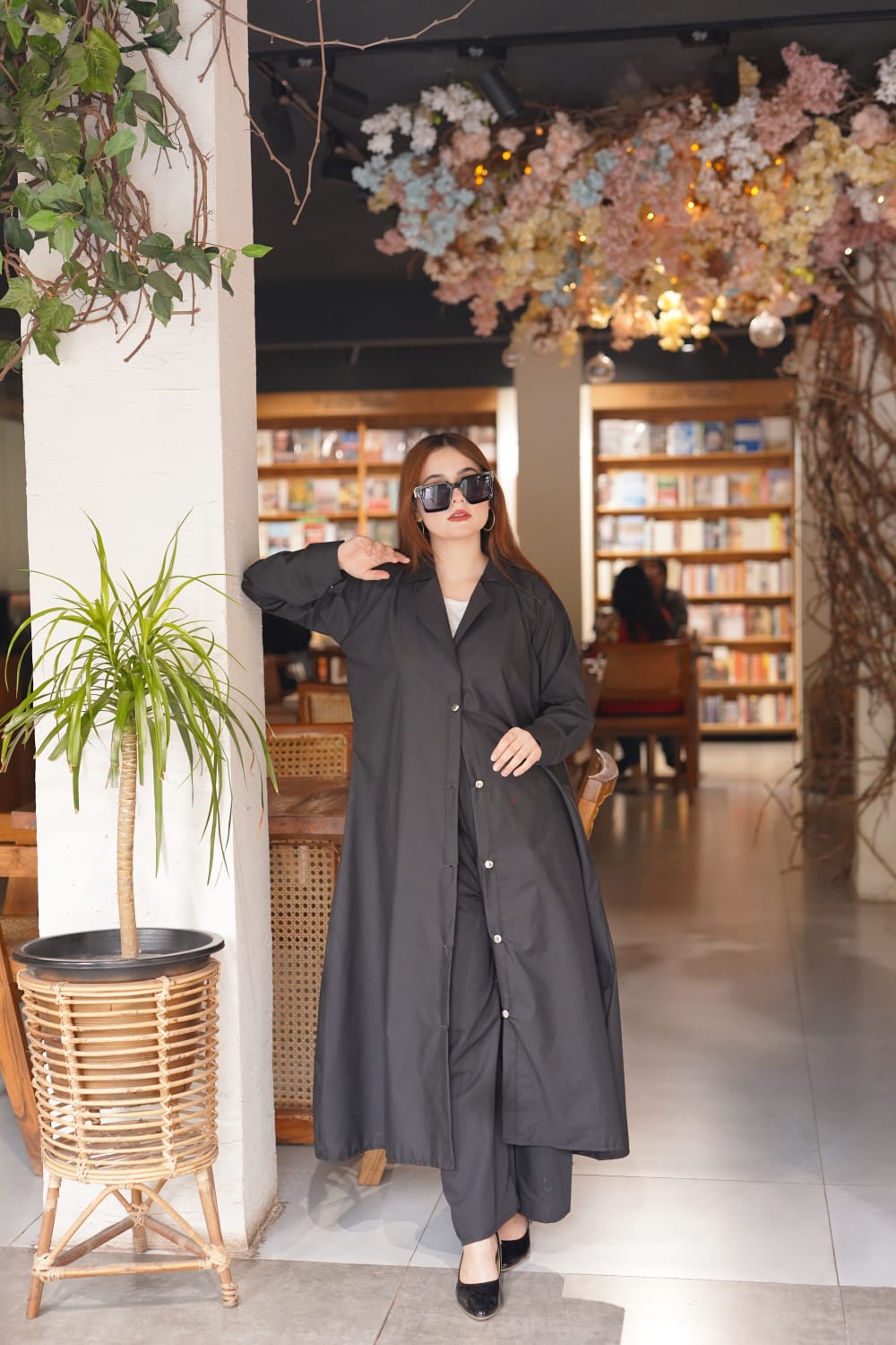 COTTON LONG COAT FOR WOMENS