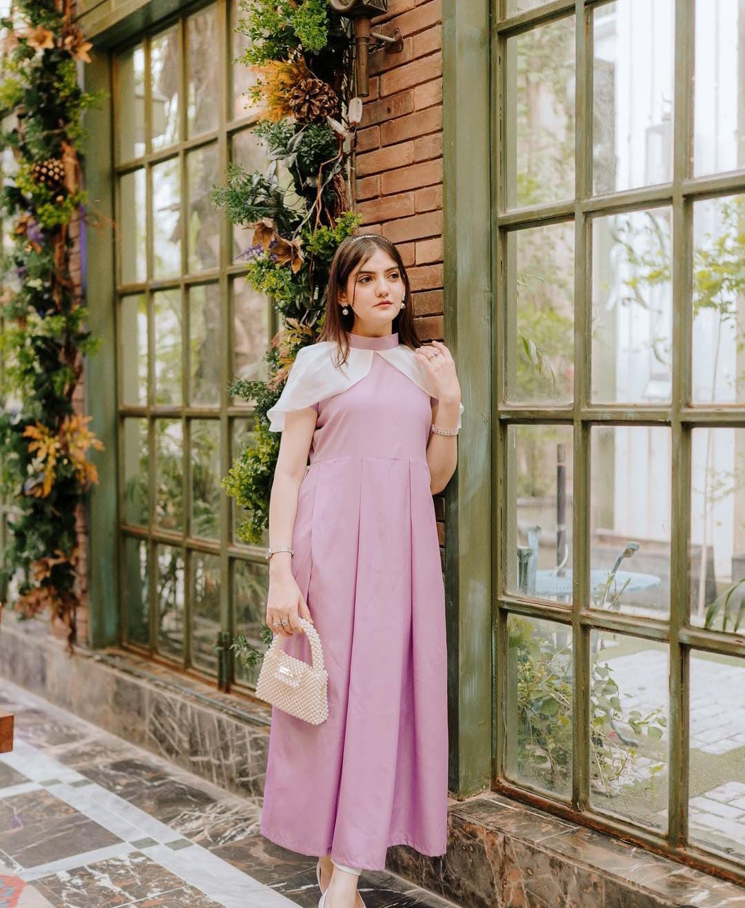 Lavender Grace Cape Frock