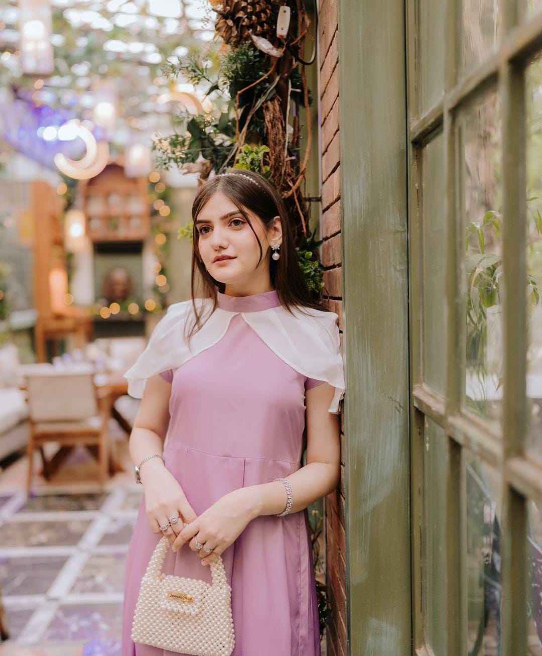 Lavender Grace Cape Frock