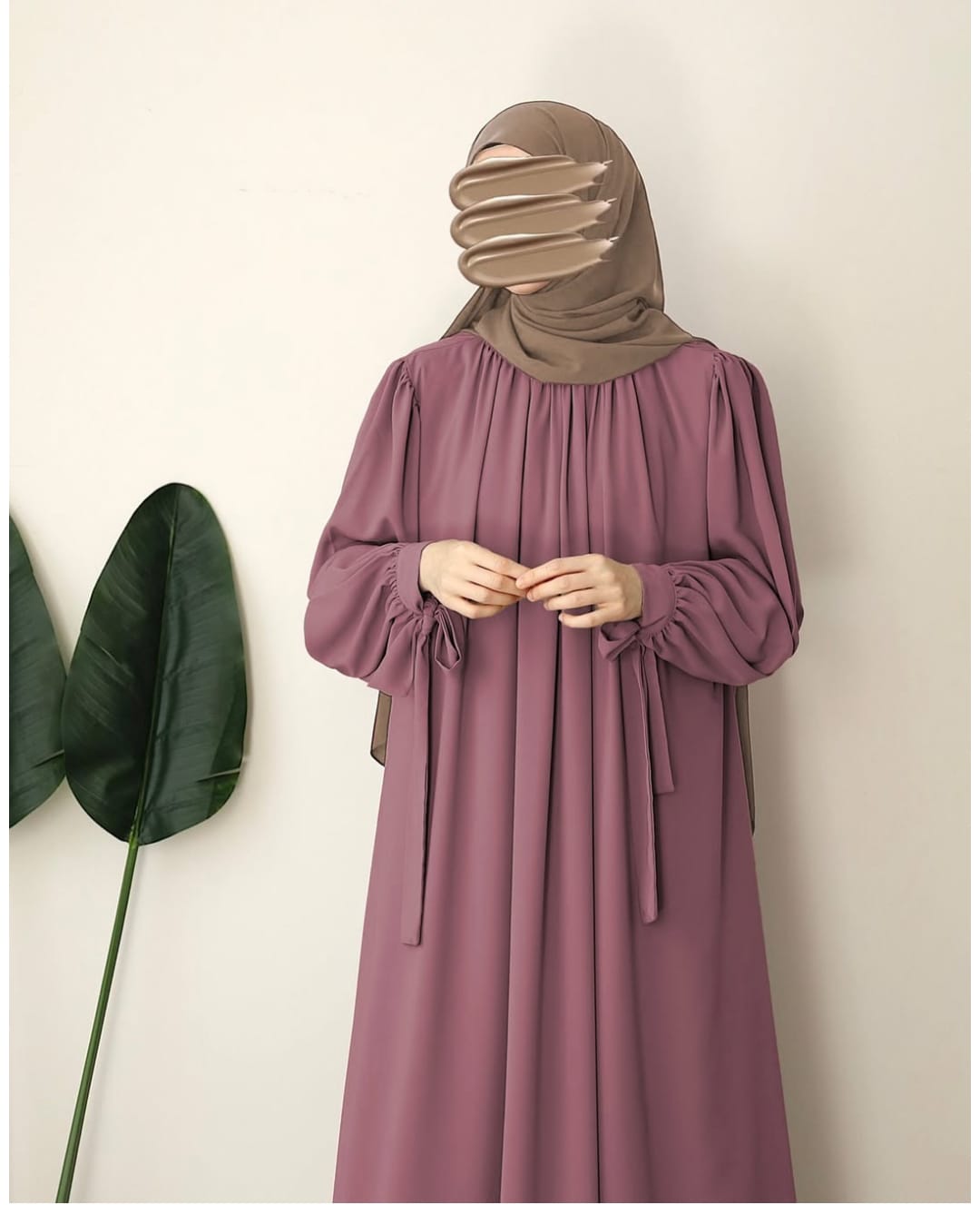 Lavendar Abaya With Stoller