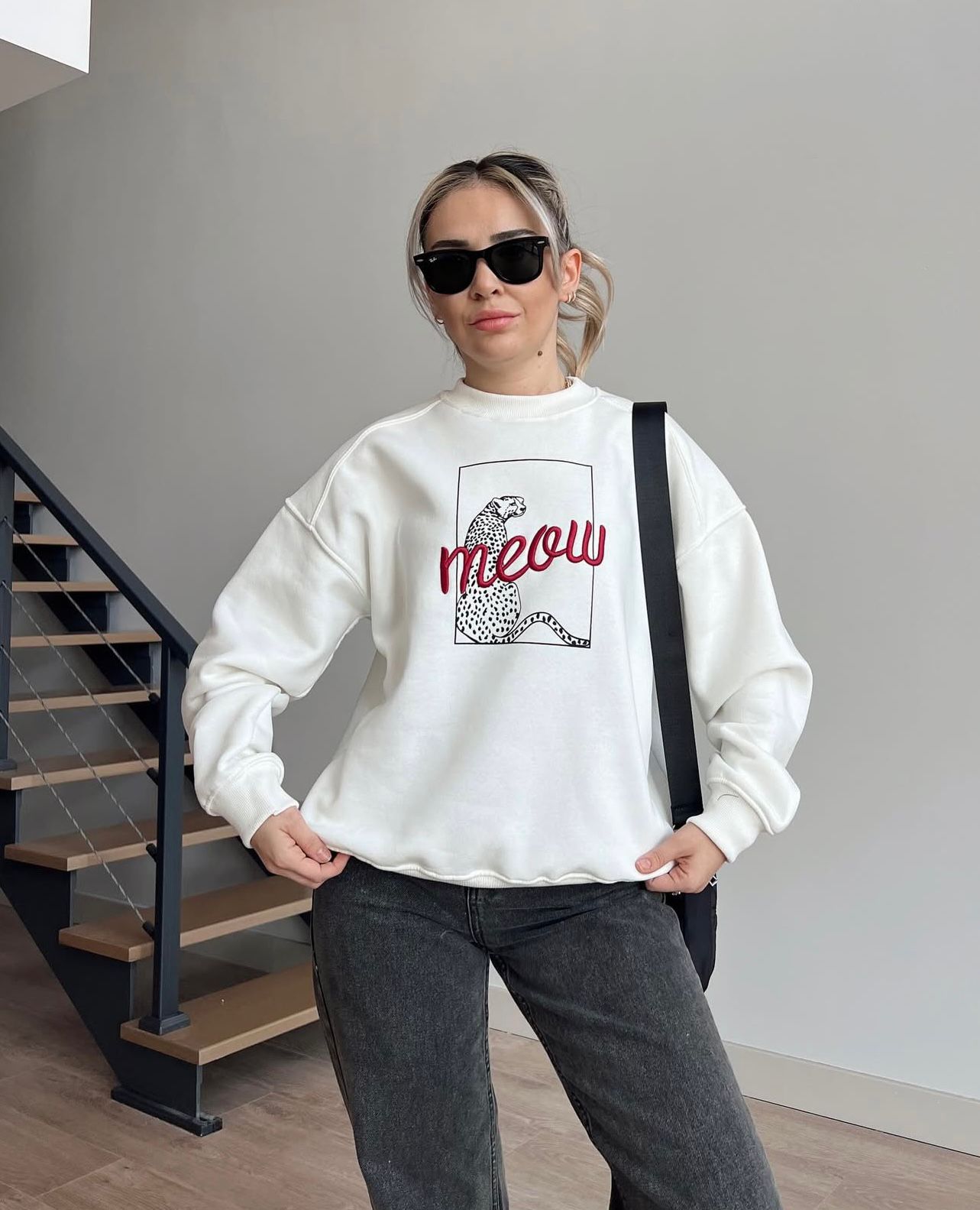 MEOW Fleece Sweatshirt