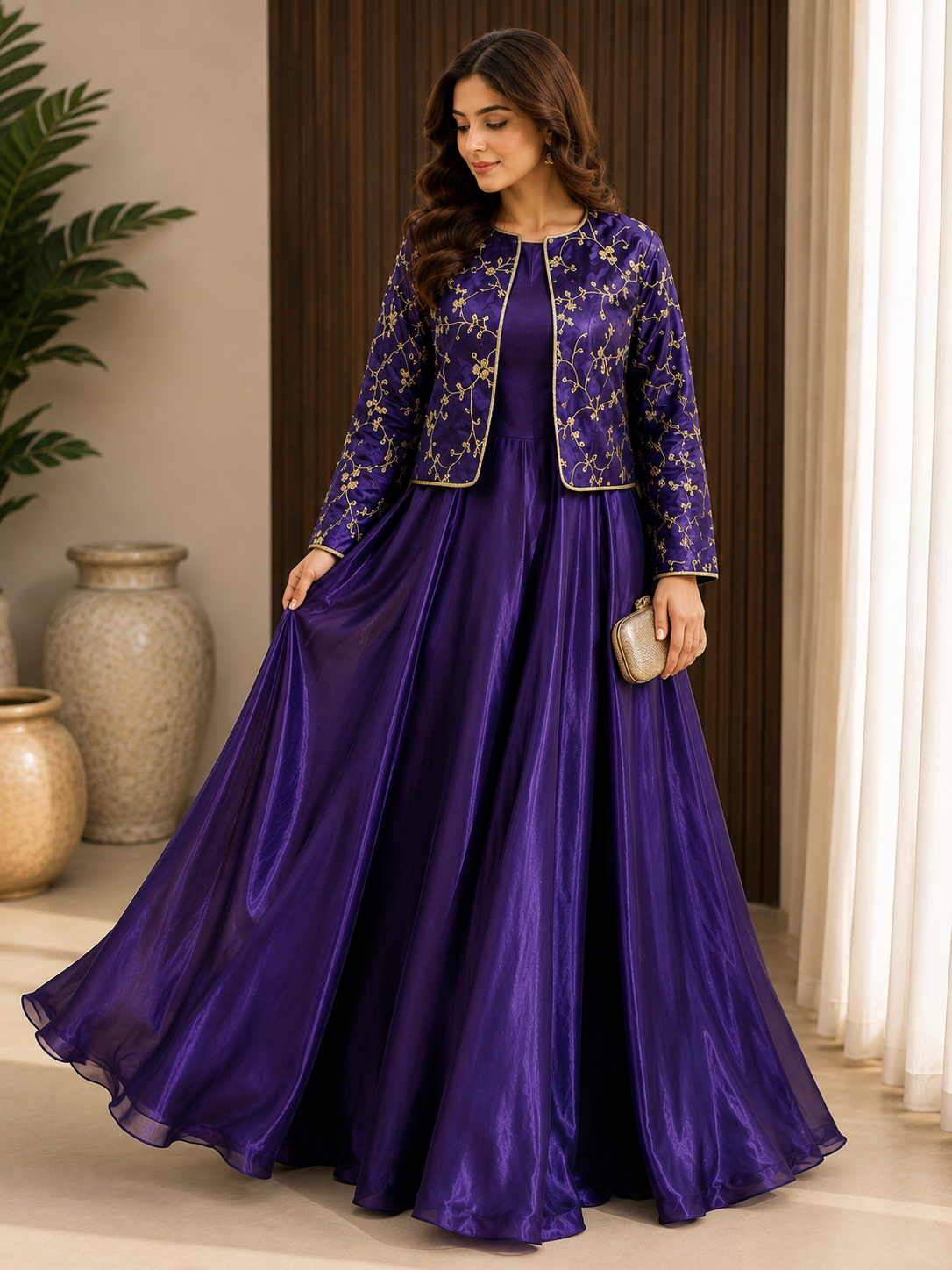 Meher Mahal – Silk Maxi