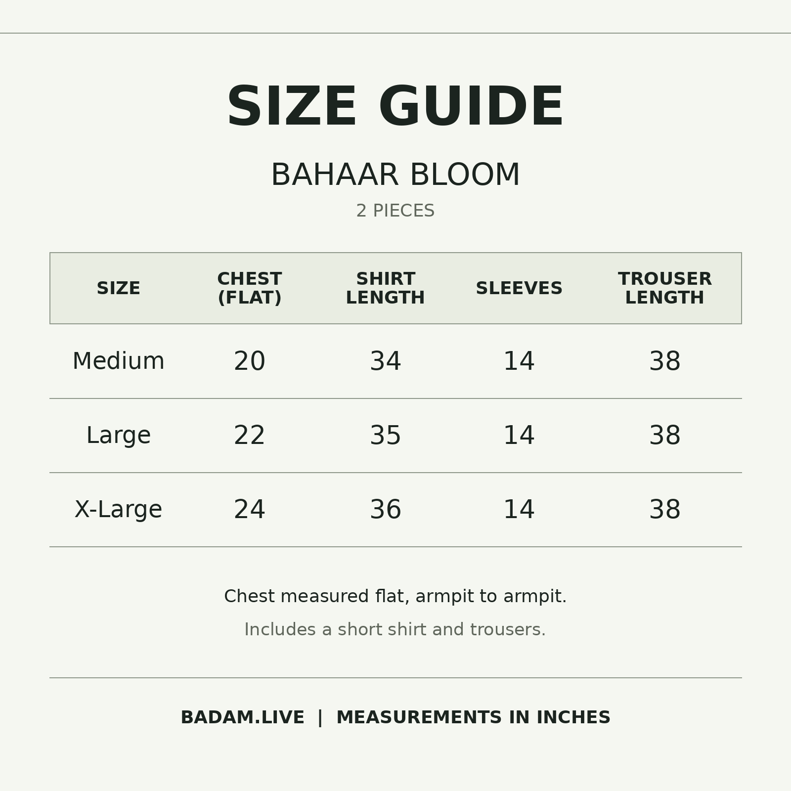 Size Guide