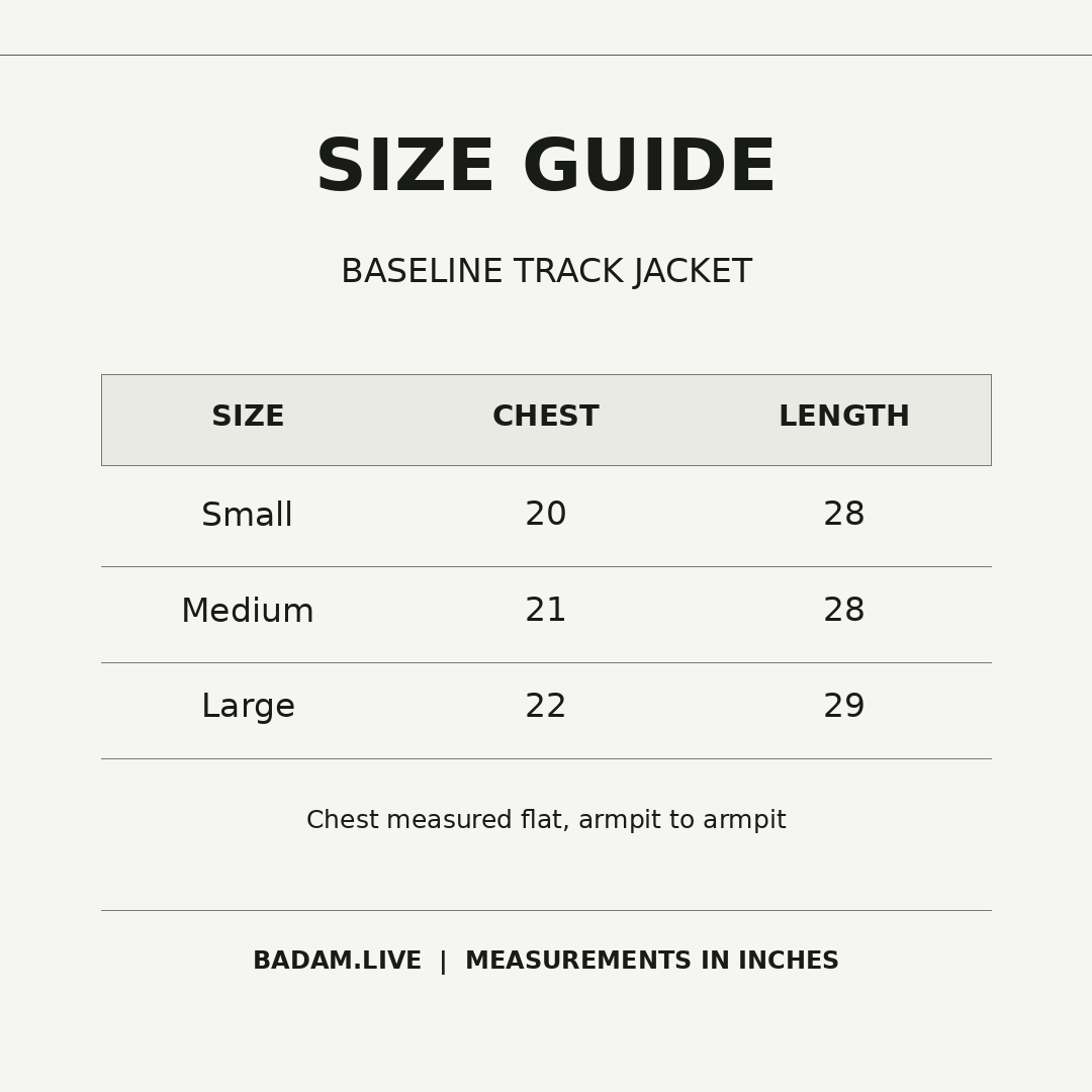 Size Guide