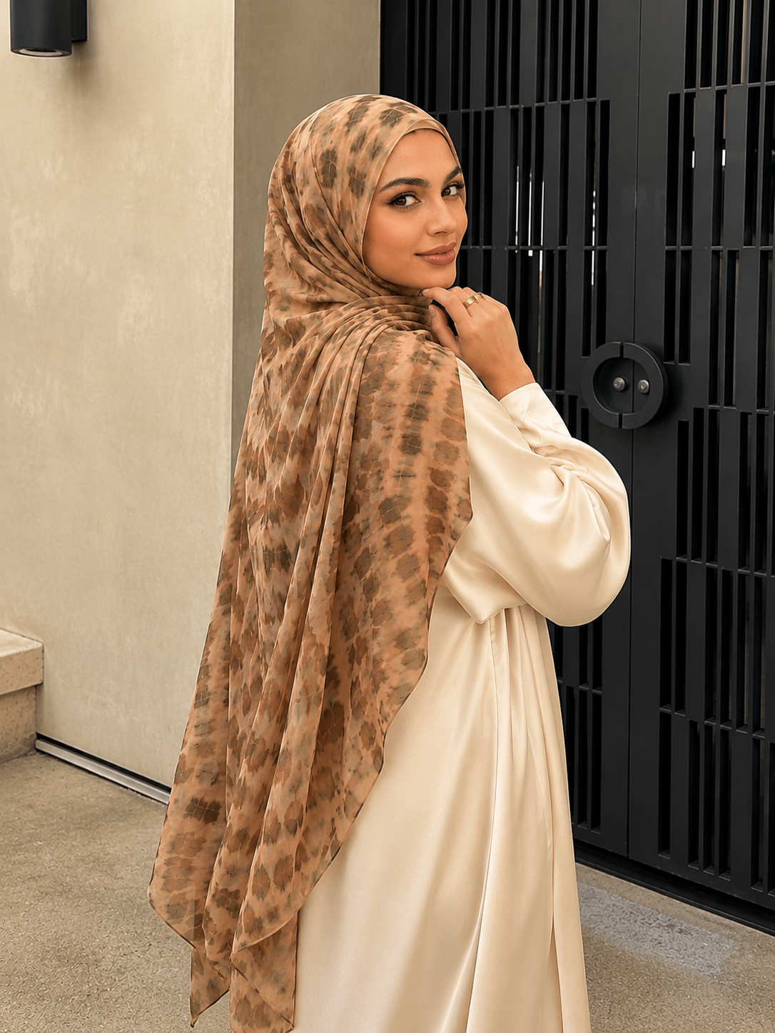 Sahara Waves Georgette Hijab