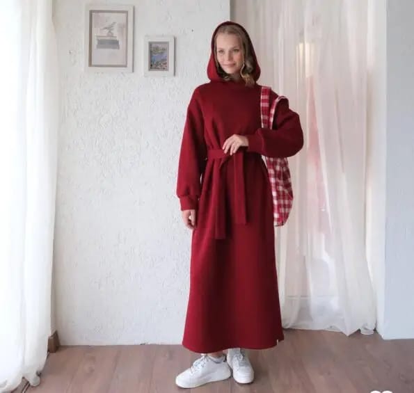 BADAM LONG HOODIE WINTER MAXY