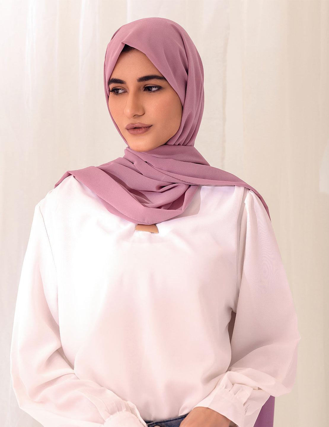 Elegant Mauve Hijab