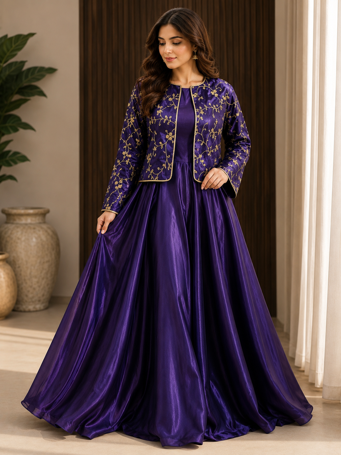 Meher Mahal – Silk Maxi