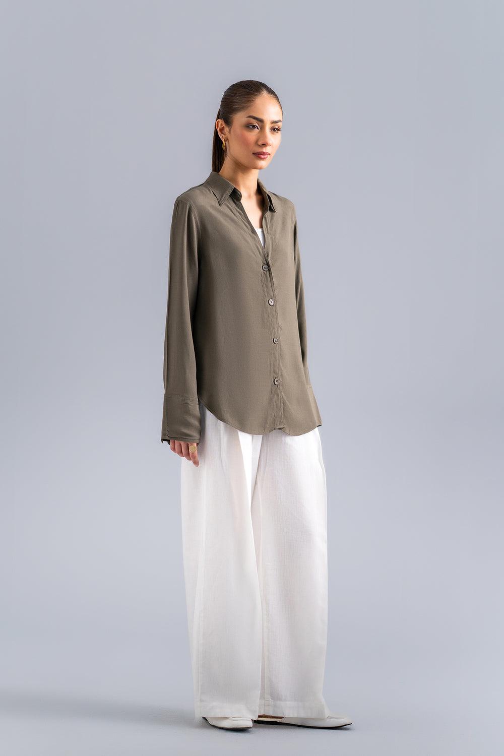 Grey Button Down Shirt