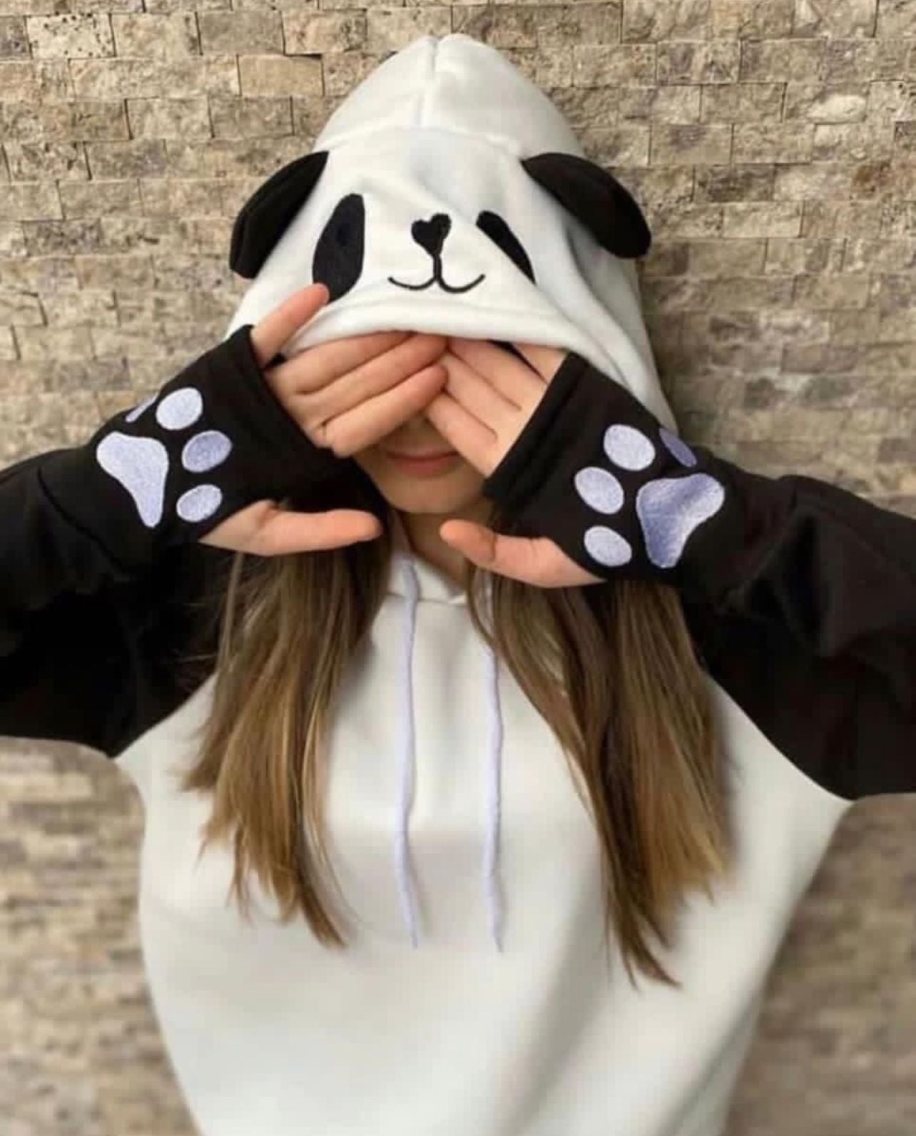 Cozy Panda Fleece Hoodie