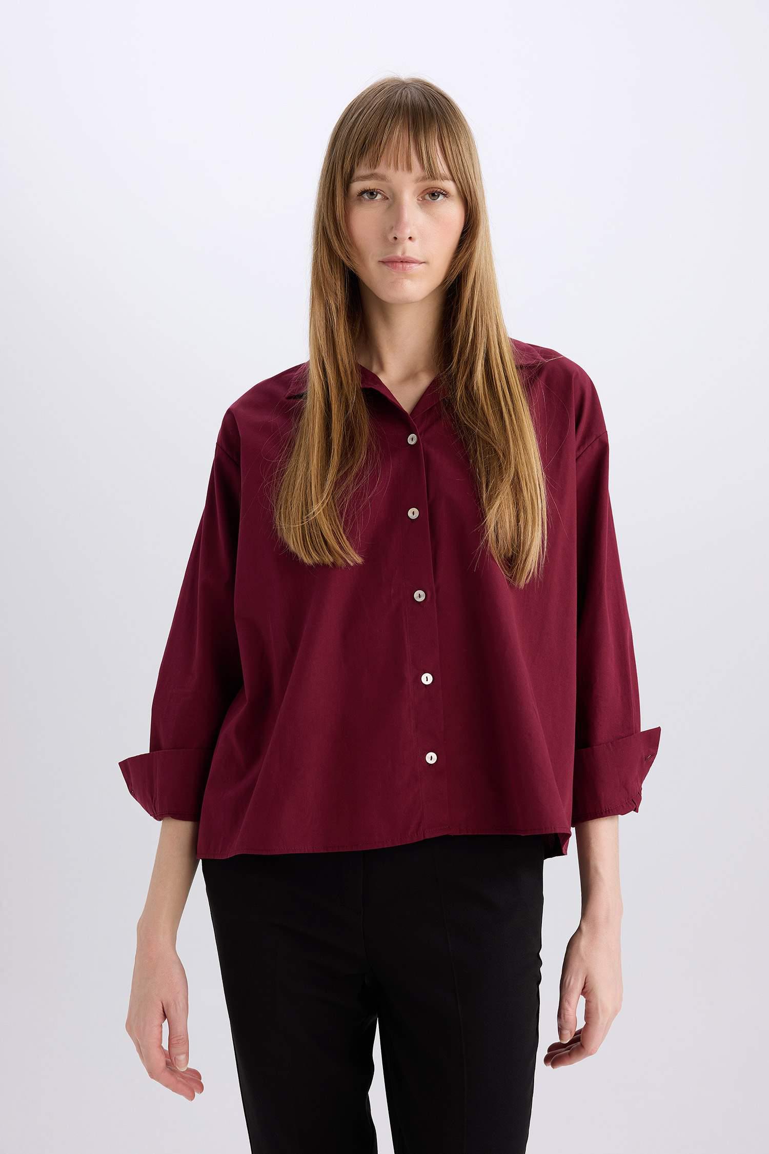 Marron Button Down Shirt