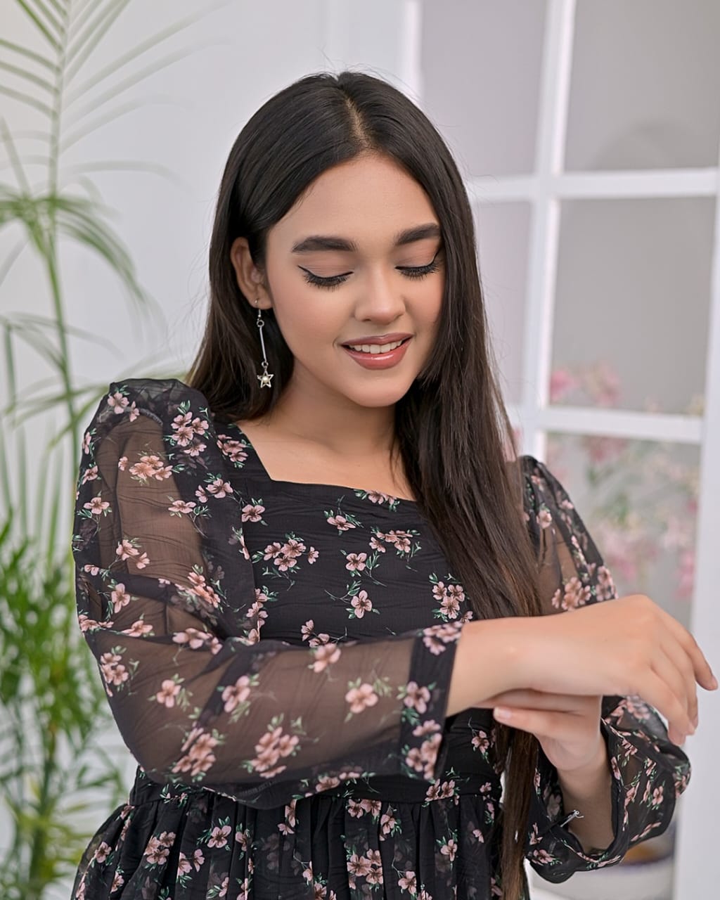 Cinderalla Long Floral Maxi