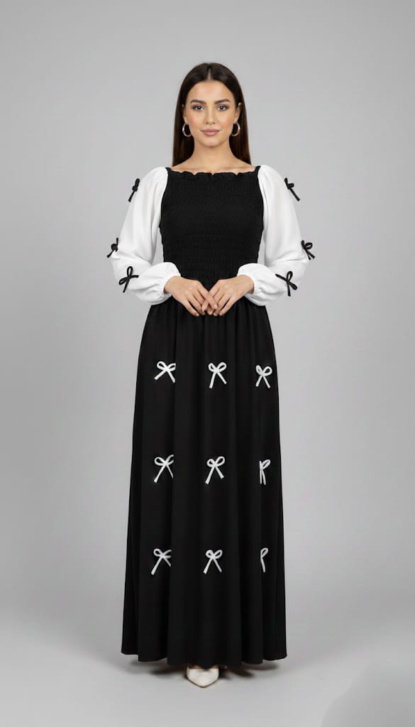 Bow Charm Maxi Dress