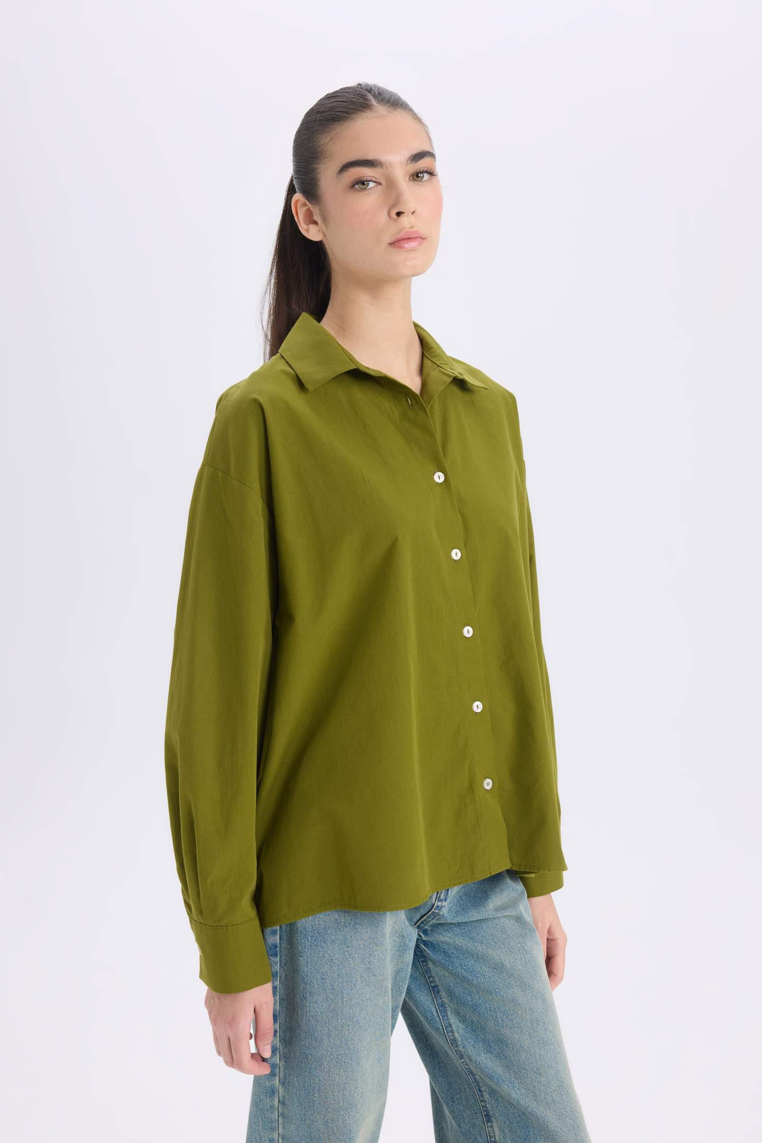Green Button Down Shirt