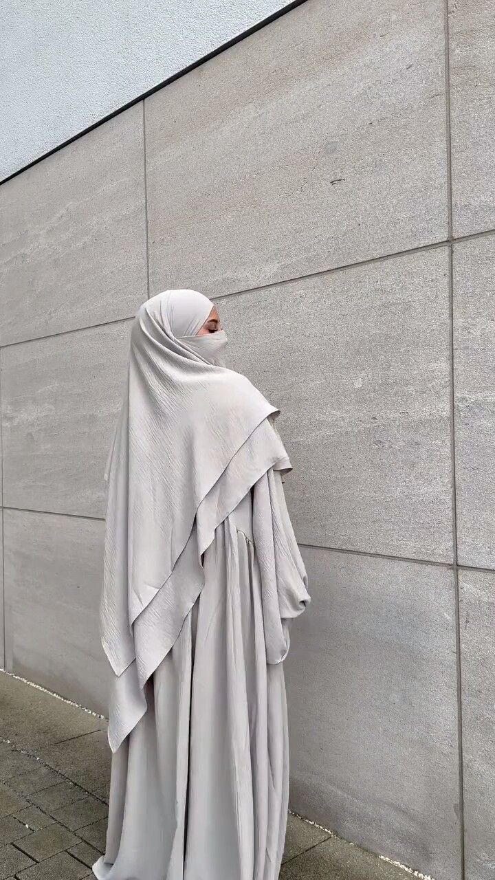Chiffon Khimar double